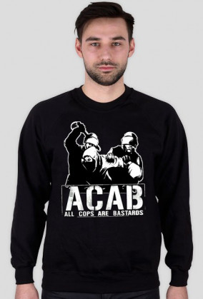 Bluza Męska Classic - ACAB - Czarny
