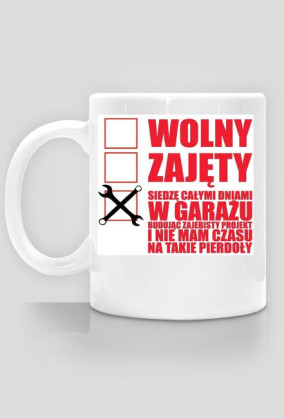 kubek wolny/zajety