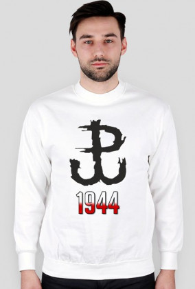 Bluza Męska Classic - Powstanie Warszawskie 1944 - Biały