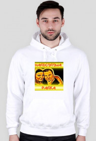 Bluza z kapturem logo HCParka #1 Biała