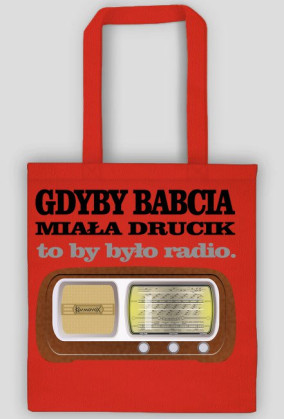 Gdyby babcia miała wąsy - torba