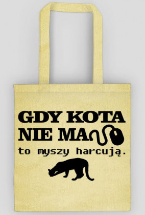 Gdy kota nie ma - torba