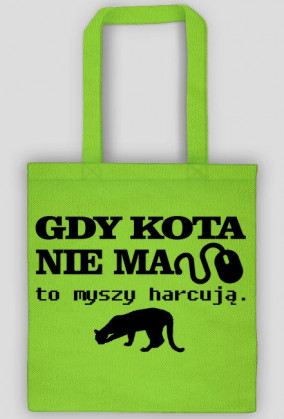 Gdy kota nie ma - torba