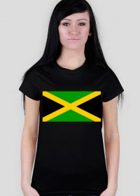 Koszulka z flagą Jamajki - damska