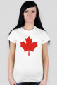 Liść kanadyjski - koszulka damska