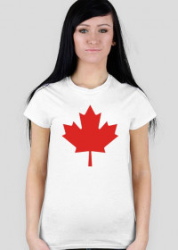 Liść kanadyjski - koszulka damska