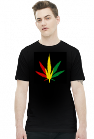 Koszulka marihuana rasta