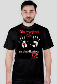 Oto wyryłem CIę na obu dłoniach