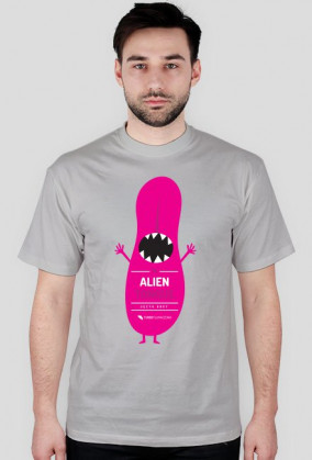 Alien tongue (język obcy) - bardzo męska koszulka