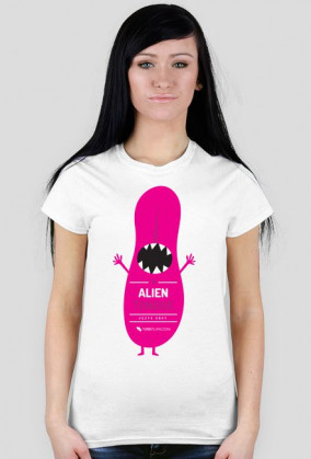 Alien tongue (język obcy) - damska koszulka