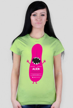 Alien tongue (język obcy) - damska koszulka