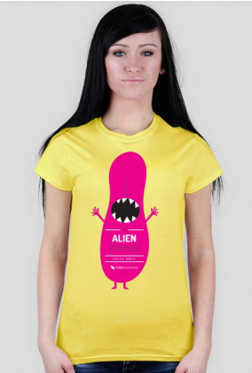 Alien tongue (język obcy) - damska koszulka