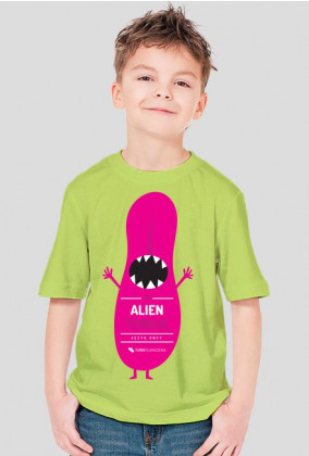 Alien tongue (język obcy) - koszulka dla małego urwisa