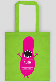 Alien tongue (język obcy) - torba z nadrukiem dwustronnym