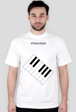 Koszulka PianoStyle biała