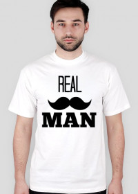 REAL MAN-męska biała