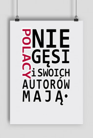 Plakat z logiem akcji PNGiSAM