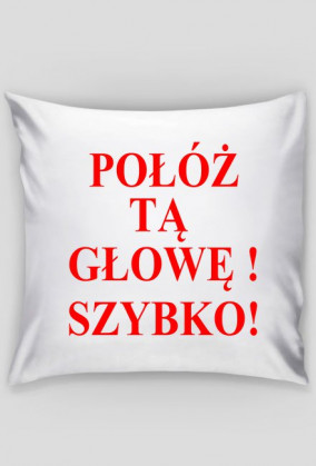 Poduszka pod głowę