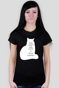 time spent with... - czarna damska