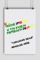 Plakat z cytatem