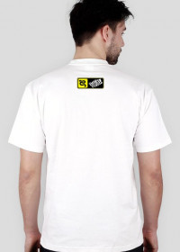 Biała koszuleczka S13 i logo tył/męska