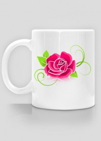 Kubek ceramiczny róża