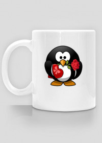 Kubek ceramiczny pingwin