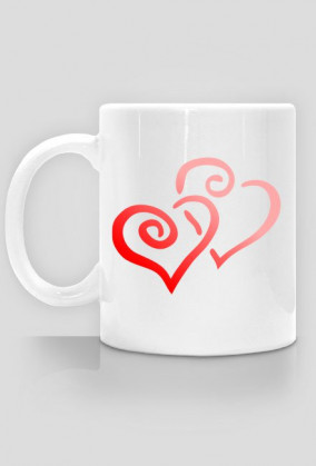 Kubek ceramiczny serca