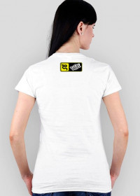 Biała koszuleczka S13 i logo tył/damska