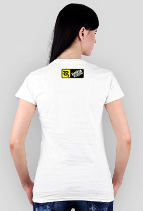 Biała koszuleczka S13 i logo tył/damska