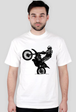 enduro biało czarna