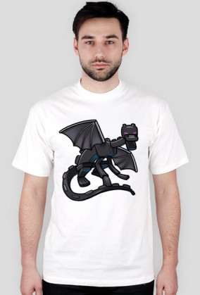 Smok minecraft - Biała