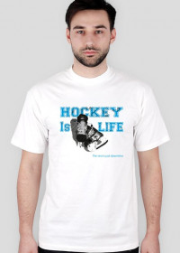 Hockey is Life white, hokej