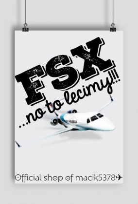 PLAKAT FSX ✈