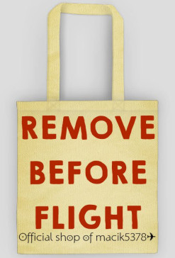 TORBA REMOVE BEFORE FLIGHT ✈