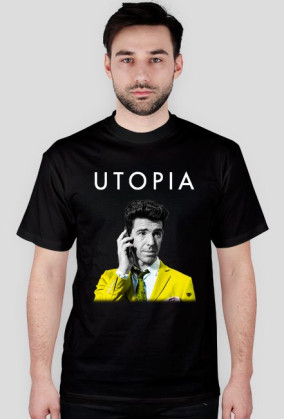 Koszulka z nadrukiem "UTOPIA" RUBYWEAR
