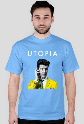 Koszulka z nadrukiem "UTOPIA" RUBYWEAR