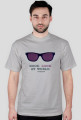 Koszulka z nadrukiem "GOOD LOOK AT WORLD" RUBYWEAR