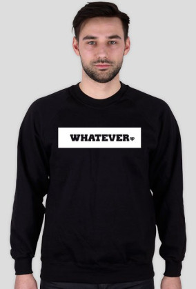 Bluza z nadrukiem "WHATEVER" RUBYWEAR