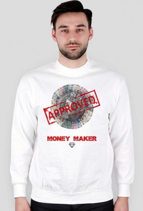 Bluza z nadrukiem "MONEY MAKER" RUBYWEAR