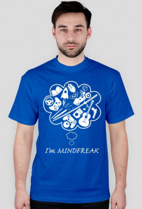 I'm mindfreak męska (biały nadruk)