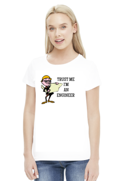 Koszulka Trust me I'm an engineer - damska b
