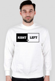Bluza z nadrukiem "RIGHT - LEFT" RUBYWEAR