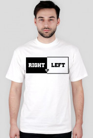 Koszulka z nadrukiem "RIGHT-LEFT" RUBYWEAR