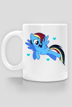 kubek pony niebieski