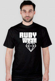 Koszulka z nadrukiem "RUBYWEAR"