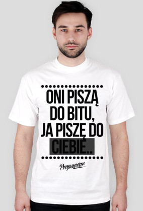 Oni piszą do bitu, ja piszę...