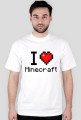 I <3 Minecraft - Biała