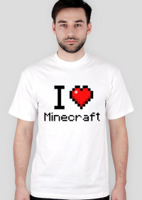 I <3 Minecraft - Biała