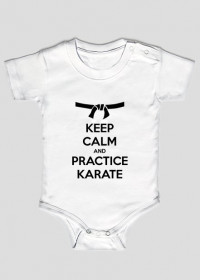 Body Keep calm and practice karate